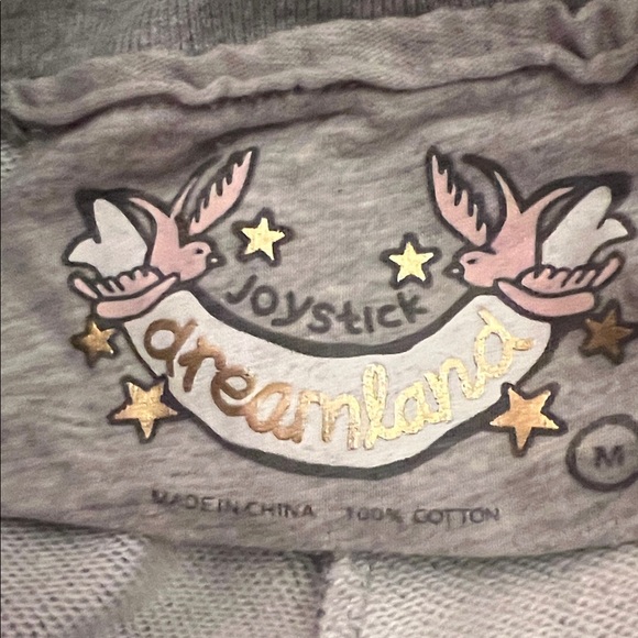 Gray Sweatpants with Black Heart Patches - Picture 7 of 12